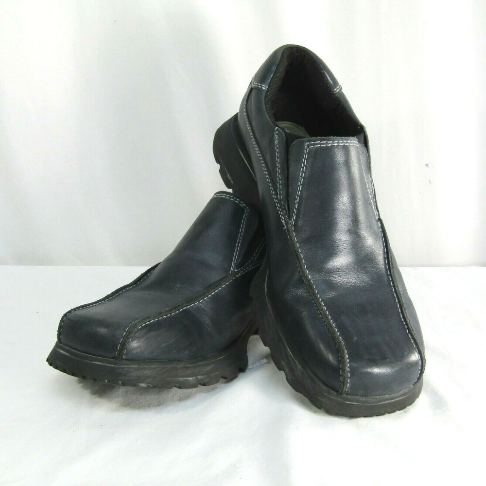 Bed Stu Navy Leather Loafers Shoes Euro 46